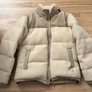 The North Face Sherpa Nupste Jacket- Unisex Color: cream